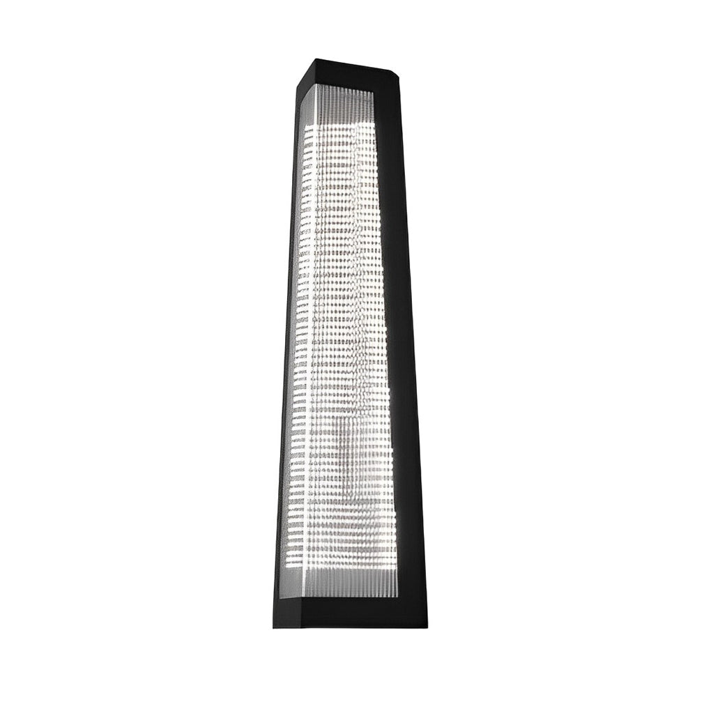 Striped Acrylic Waterproof LED Black Modern Outdoor Wall Lights Fixture - Lamp Outdoor