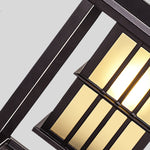 Square Exterior Pillar Lights Modern Style - Lamp Outdoor