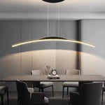 Floa Minimalist Linear Metal Remote Control Pendant Light - Lamp Outdoor