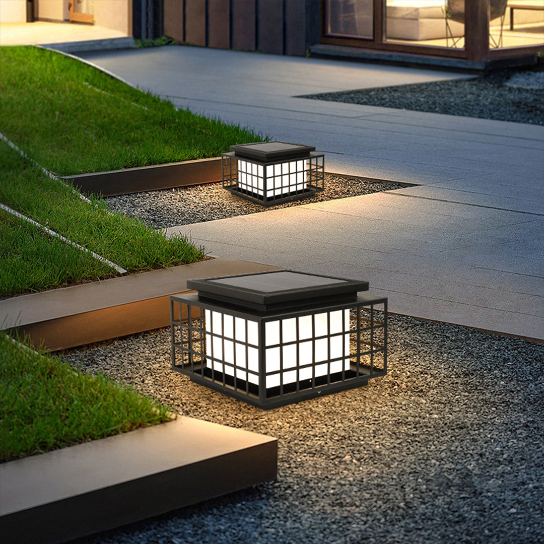 Stainless Steel Modern Pillar Lights - Lamp Outdoor