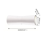 Laxor Minimalist Torch Metal Outdoor Wall Lamp Waterproof, Black/White - Lamp Outdoor