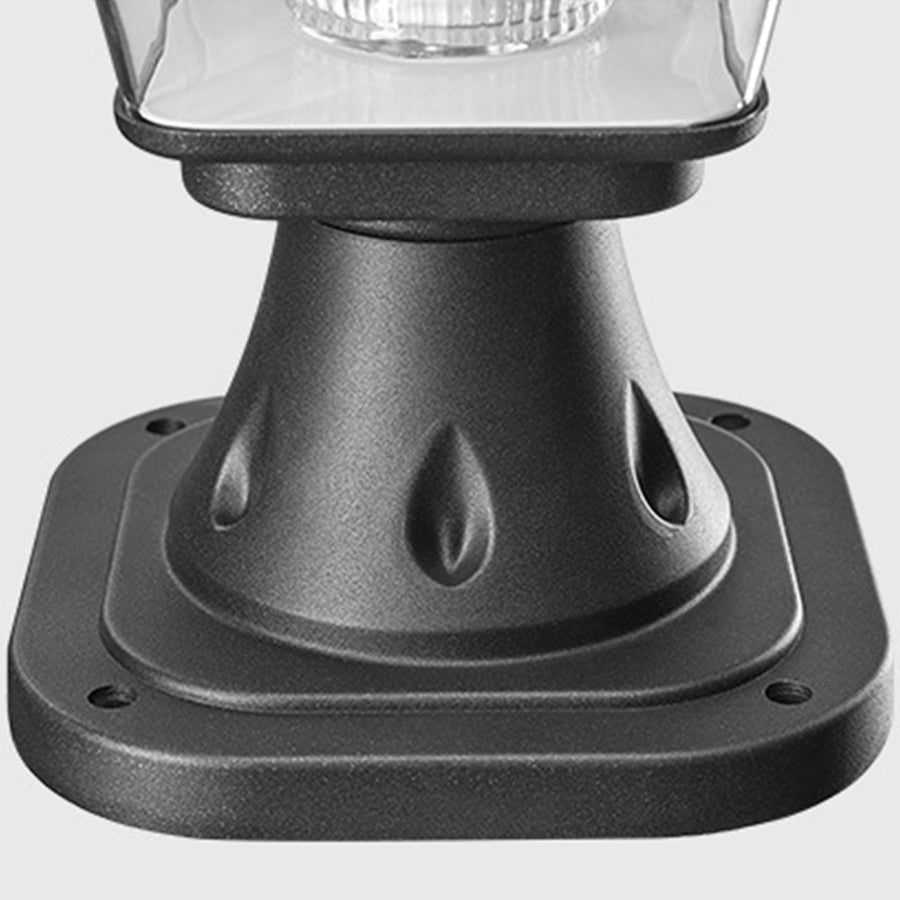 LED Solar Power Pillar Lights Waterproof Pyramid - Lamp Outdoor