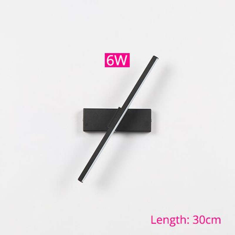 Struve Rotatable Wall Lamp for Bedroom, Black/White - Lamp Outdoor