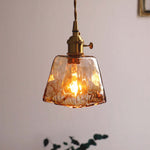 Zina Pendant Light Glass&Brass - Lamp Outdoor