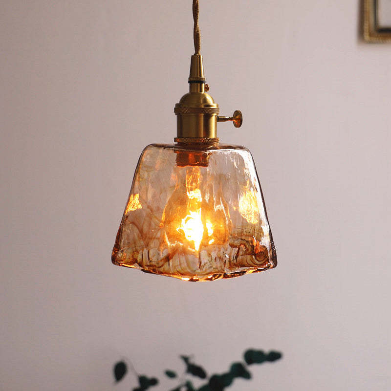 Zina Pendant Light Glass&Brass - Lamp Outdoor