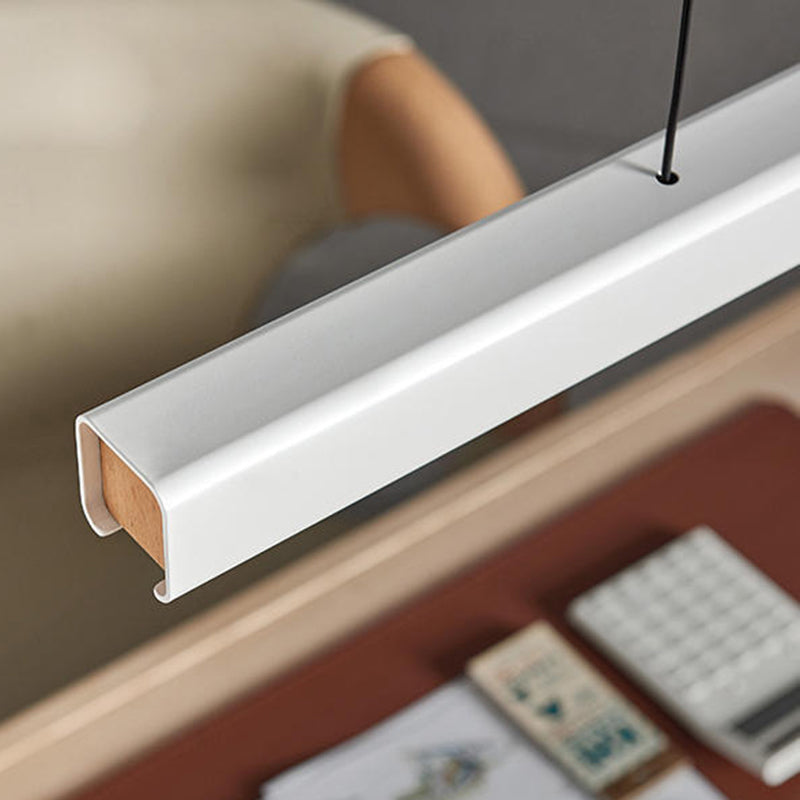 Orva Minimalist Classic Black & White Linear Pendant Light - Lamp Outdoor