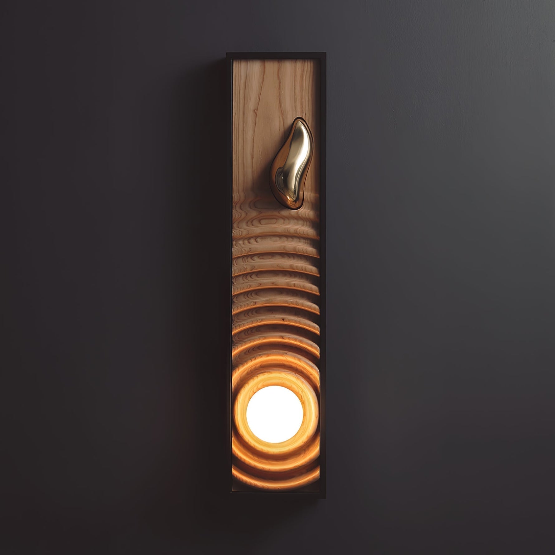 Caleb Vintage Wood Wall Lamp - Lamp Outdoor