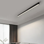 Solin Linear Black Ceiling Light/Wall Light - Lamp Outdoor