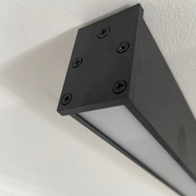 Solin Linear Black Ceiling Light/Wall Light - Lamp Outdoor