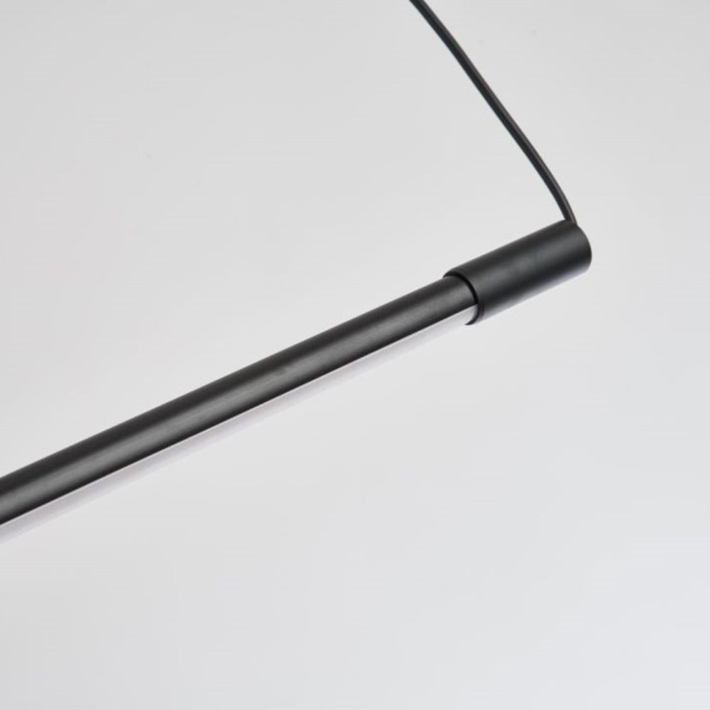 Zynar Minimalist Linear Pendant Light, Black - Lamp Outdoor