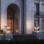 Ray Modern Diamond Metal Outdoor Table Lamps, Warm Light - Lamp Outdoor