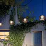 Ritta Modern Lantern Pendant Light, Coffee & Beige - Lamp Outdoor