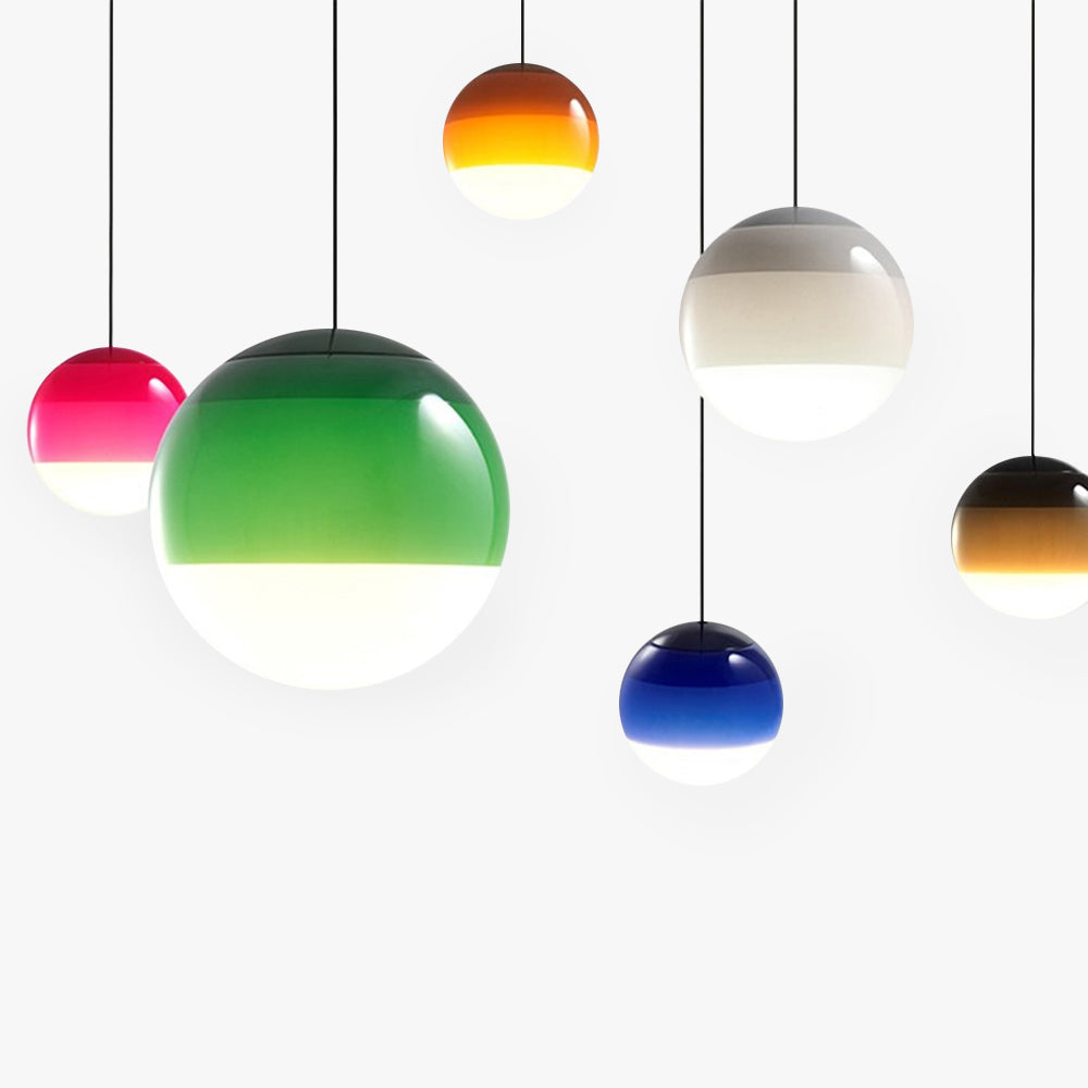 Edith Colorful Glass Pendant Light - Lamp Outdoor