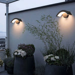 Elvon Nordic Arc Waterproof LED Outdoor Wall Lamp, Black - Lamp Outdoor