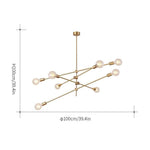 Edward Modern Metal Chandelier - Lamp Outdoor
