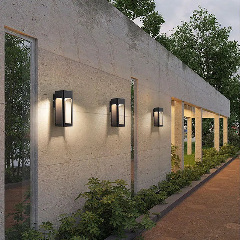 Solith Modern Waterproof Minimalist Geometric Outdoor Wall Light - Lamp Outdoor