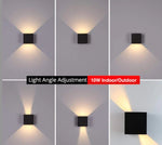 Ray Modern Adjustable Square Outdoor Wall Lamp LED - Lamp Outdoor