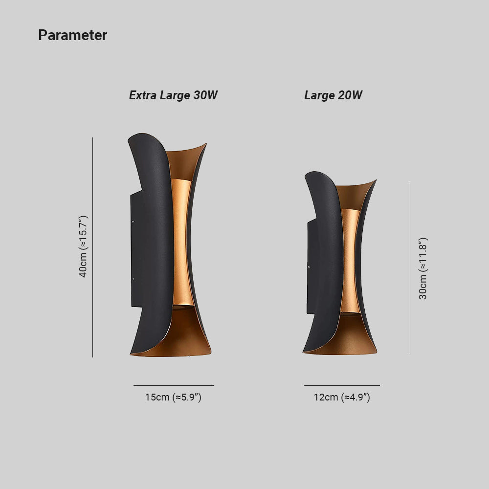 Ray Modern LED Outdoor Wall Light Garden Corridor - Lamp Outdoor