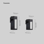 Ray Modern Waterproof Minimalist Geometric Outdoor Wall Light - Lamp Outdoor