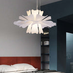 Niva Elegant Flower Pendant Light White - Lamp Outdoor
