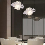 Niva Elegant Flower Pendant Light White - Lamp Outdoor