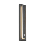 Kasso Modern Square Metal Outdoor Wall Lamp, Dark/Gray Bronze - Lamp Outdoor