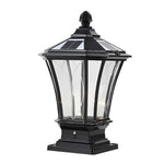 Vintage Waterproof LED Retro Solar Fence Post Lights With Remote Control - Lamp Outdoor