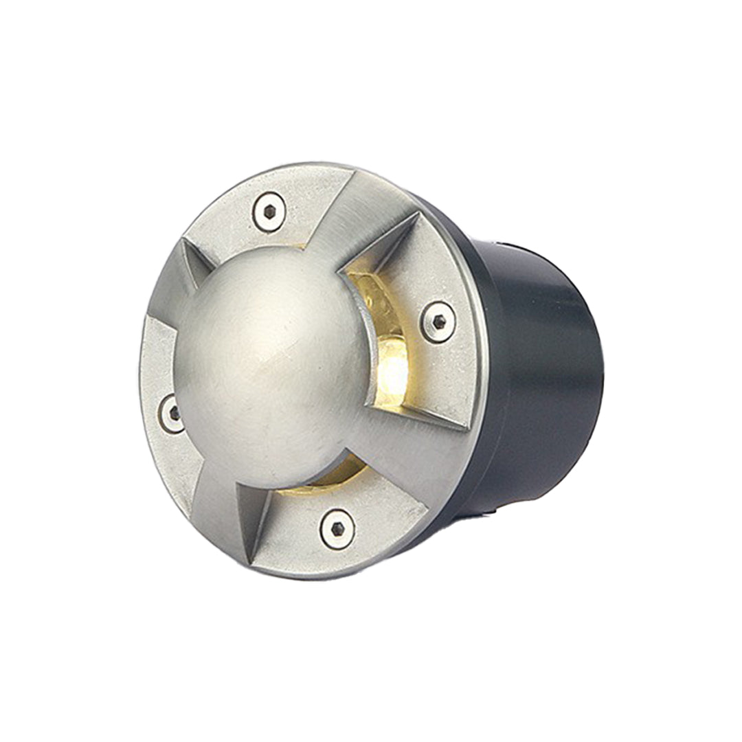 Round DC12V Modern Recessed LED Step Lights Waterproof Underground Garden Deck Lighting - Lamp Outdoor