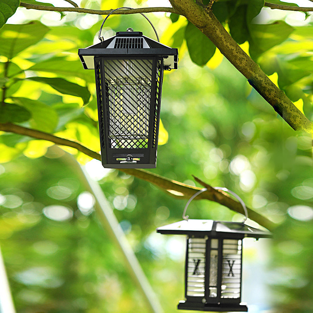 360° Multifunctional Solar Mosquito Killer Lamp with Waterproof, Dual Lighting Modes - Lamp Outdoor