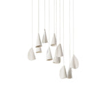 Olshaion Geometric Ceramic Pendant Light - Lamp Outdoor