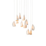 Olshaion Geometric Ceramic Pendant Light - Lamp Outdoor