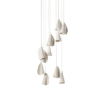 Olshaion Geometric Ceramic Pendant Light - Lamp Outdoor