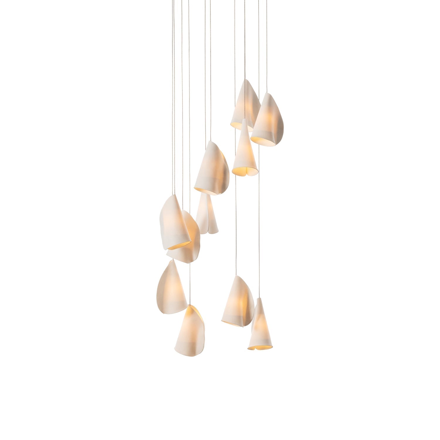 Olshaion Geometric Ceramic Pendant Light - Lamp Outdoor