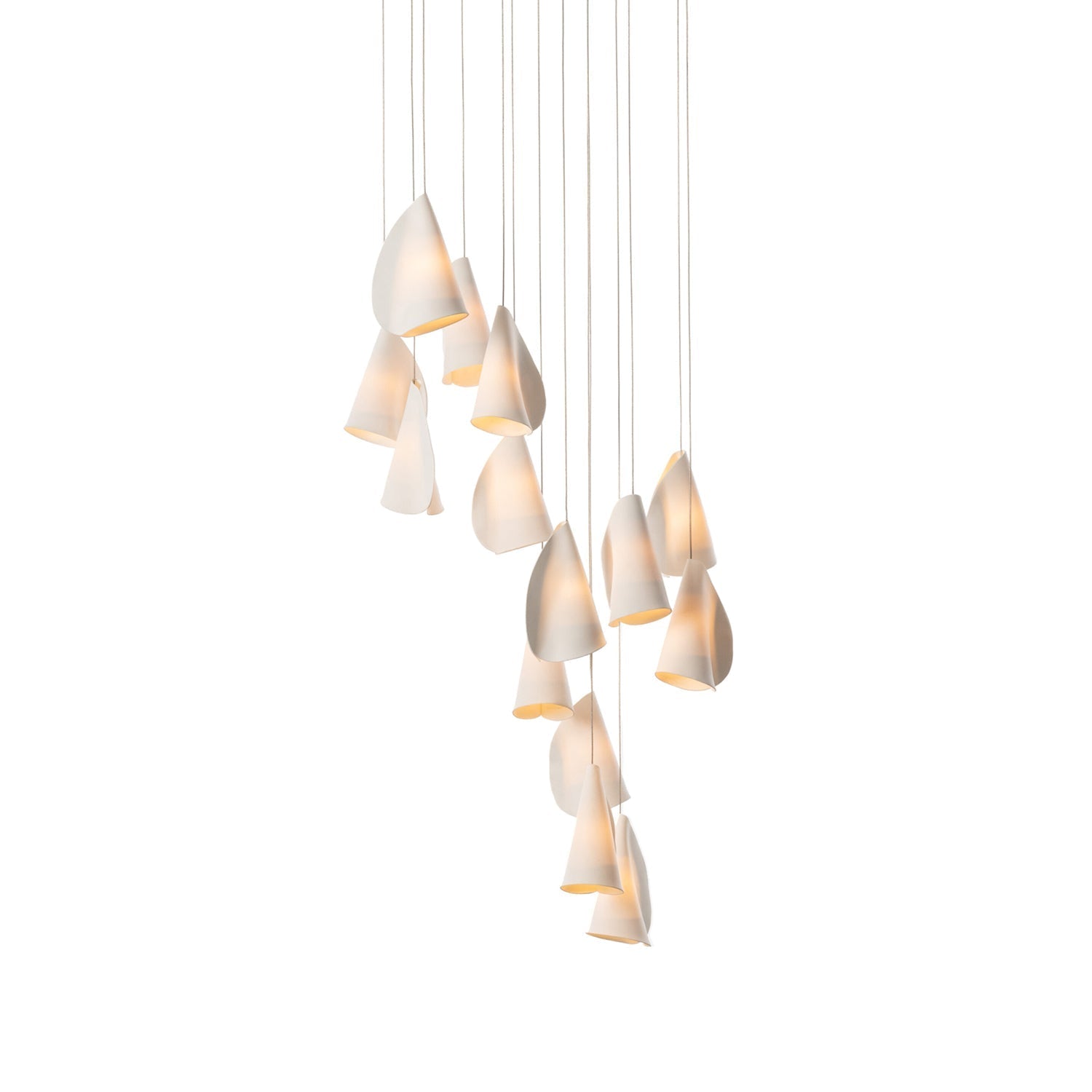 Olshaion Geometric Ceramic Pendant Light - Lamp Outdoor