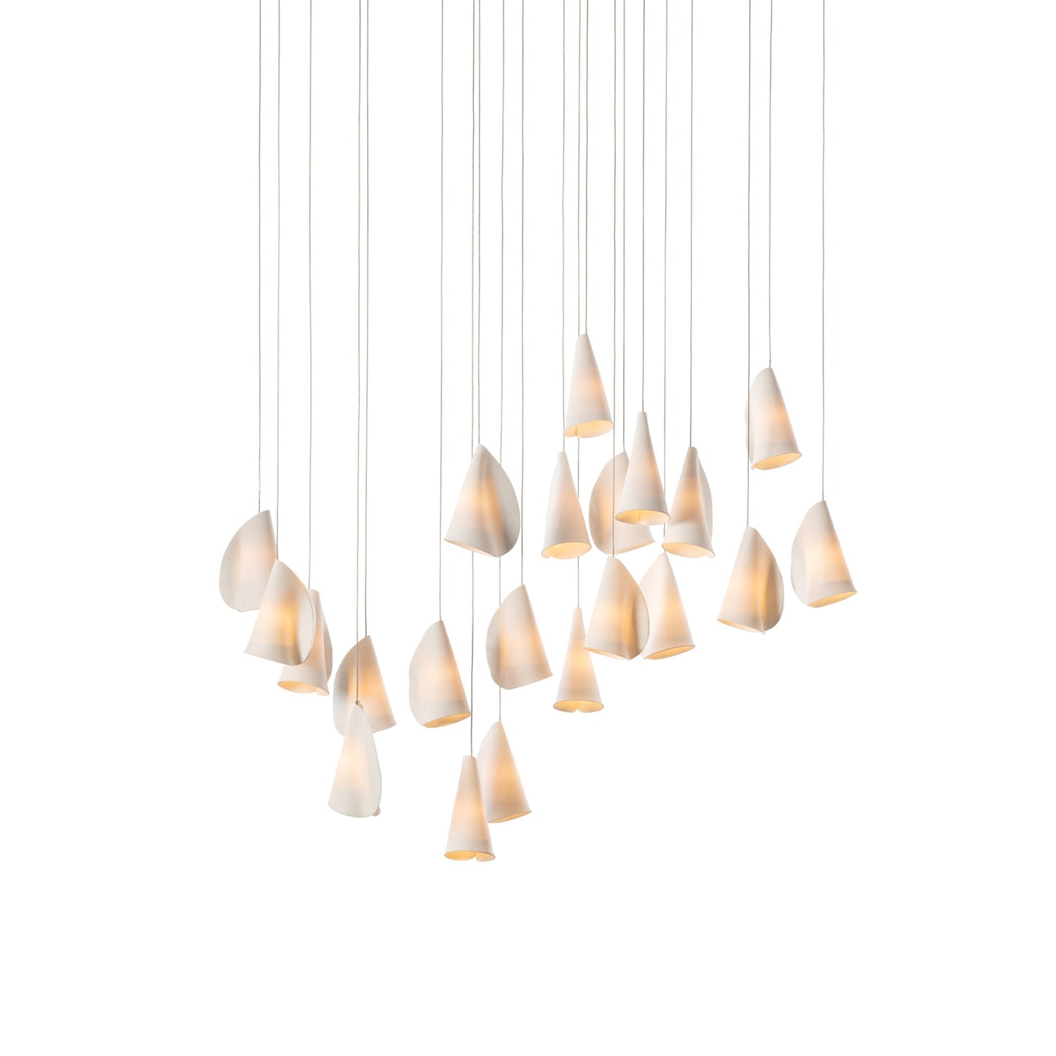 Olshaion Geometric Ceramic Pendant Light - Lamp Outdoor