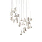 Olshaion Geometric Ceramic Pendant Light - Lamp Outdoor