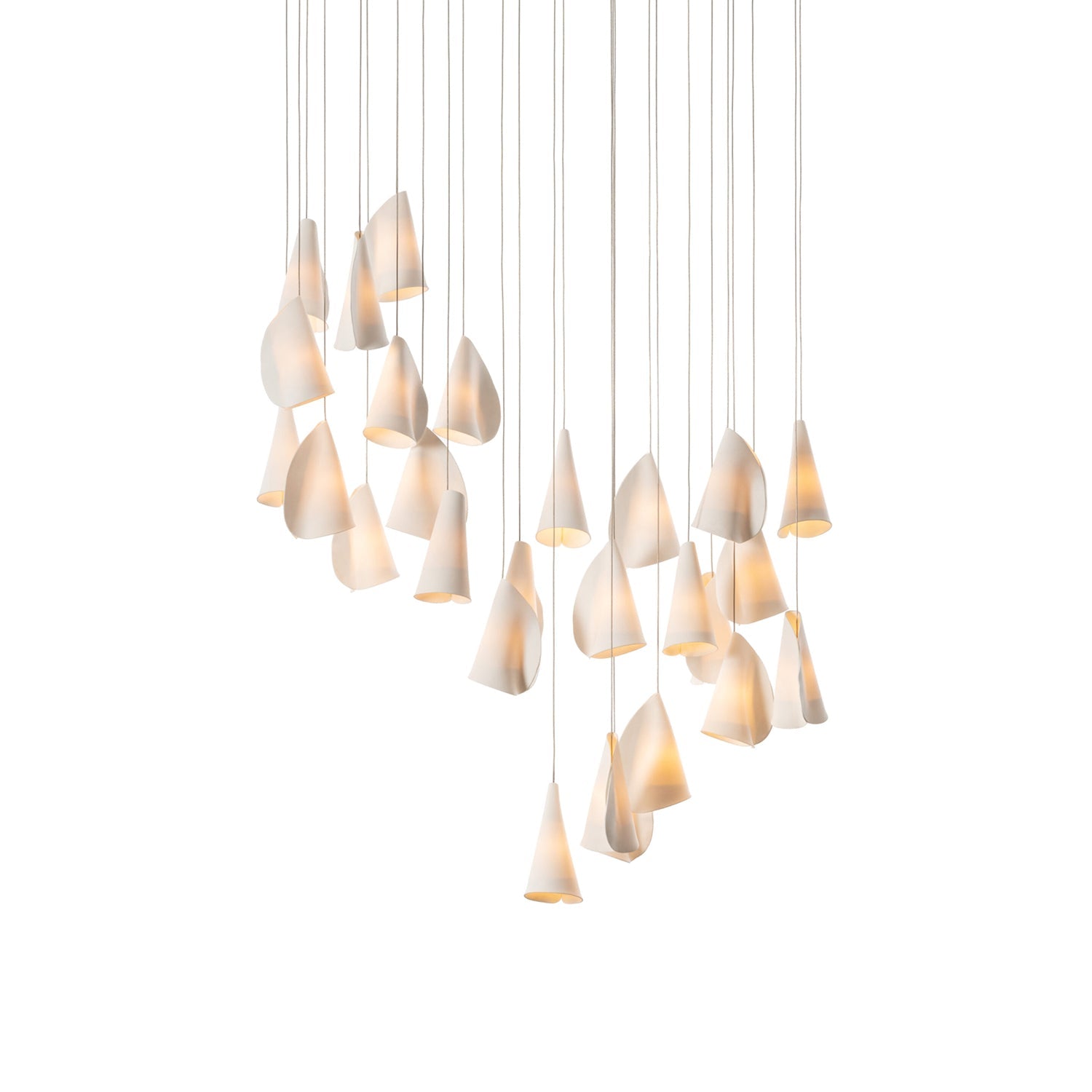 Olshaion Geometric Ceramic Pendant Light - Lamp Outdoor