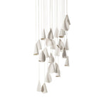 Olshaion Geometric Ceramic Pendant Light - Lamp Outdoor