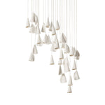 Olshaion Geometric Ceramic Pendant Light - Lamp Outdoor