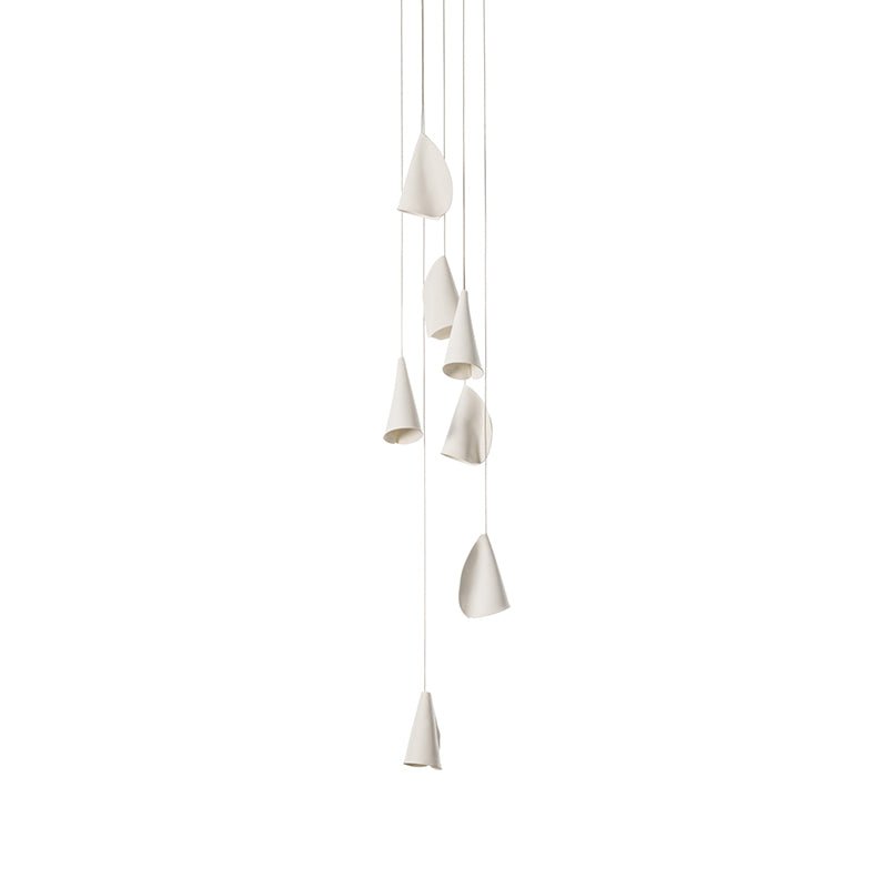 Olshaion Geometric Ceramic Pendant Light - Lamp Outdoor