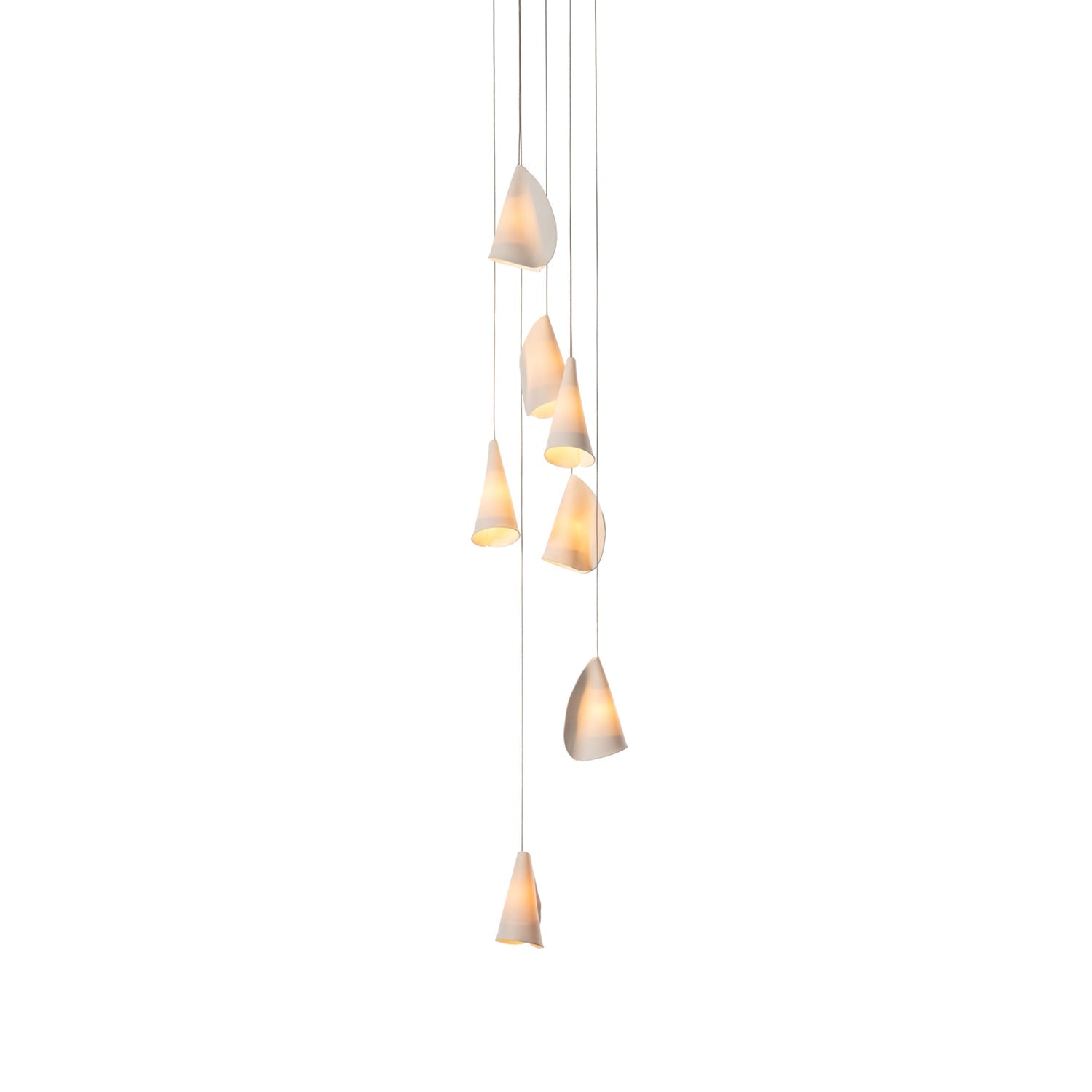 Olshaion Geometric Ceramic Pendant Light - Lamp Outdoor