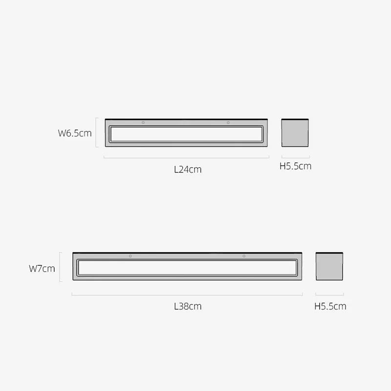 Fyra LED Outdoor Wall Lamp, Black & White - Lamp Outdoor