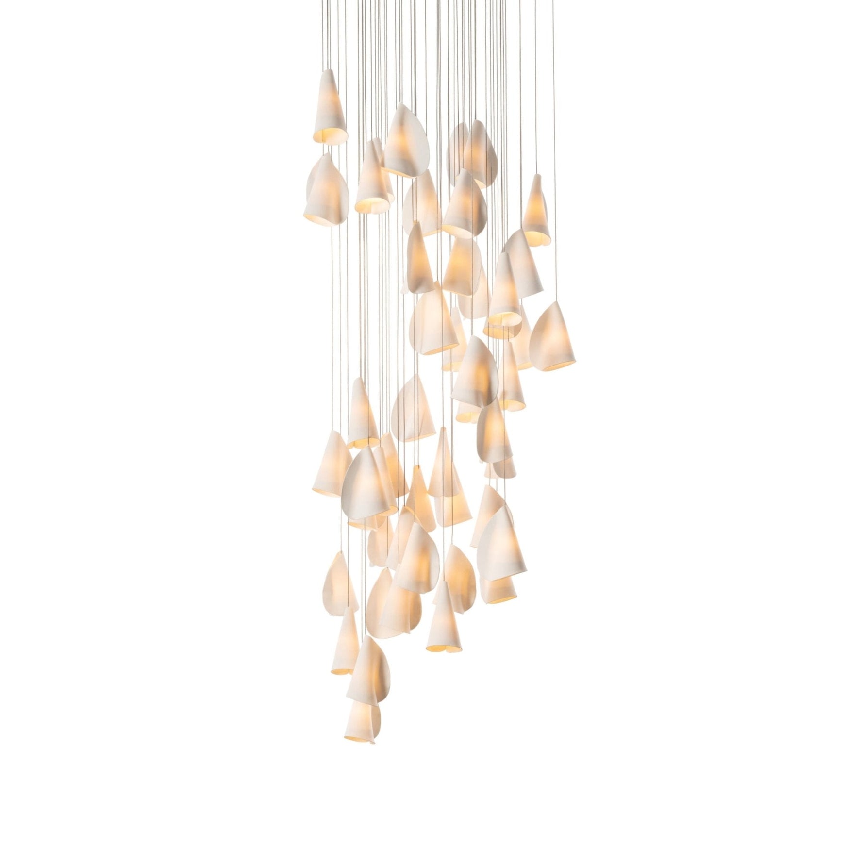 Olshaion Geometric Ceramic Pendant Light - Lamp Outdoor