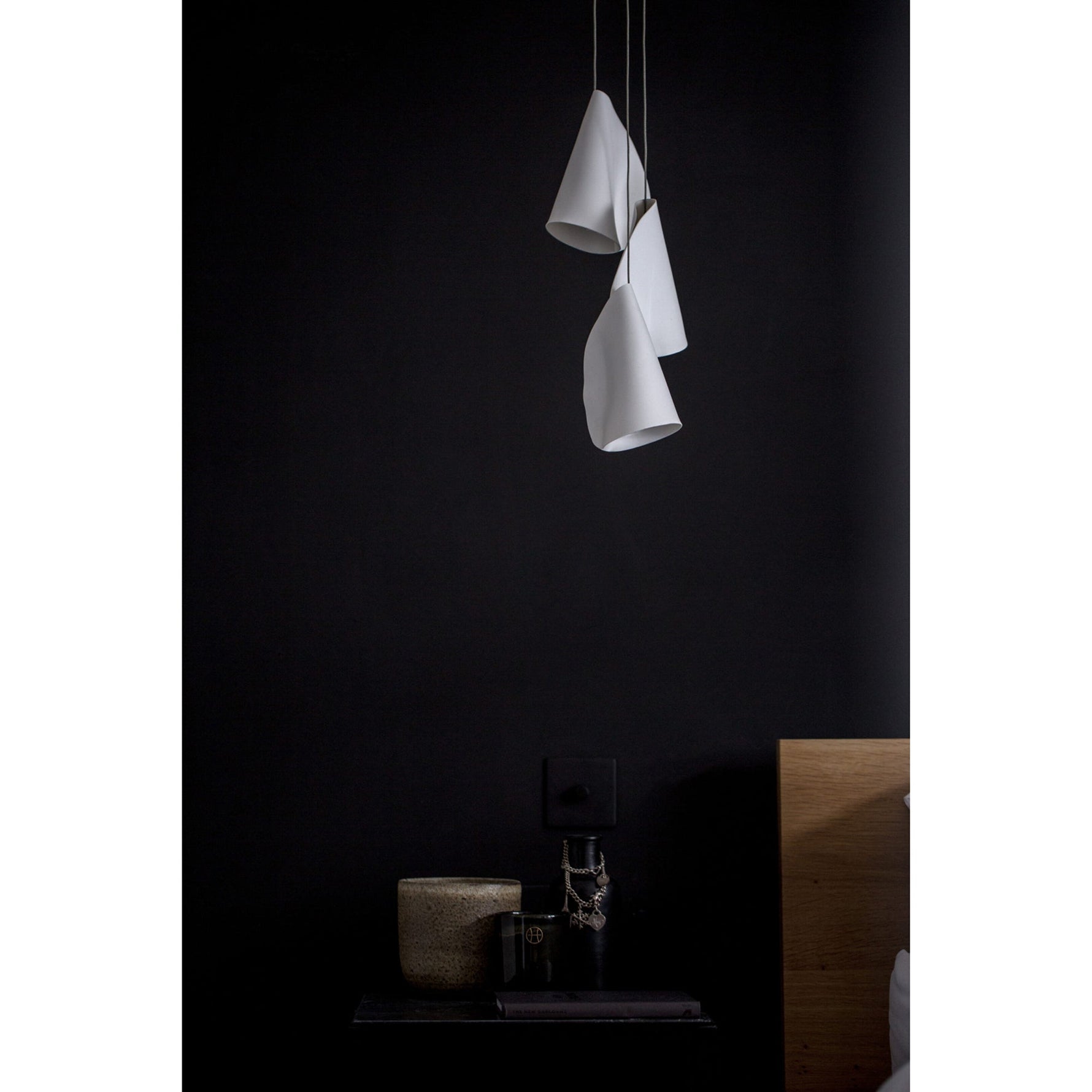 Olshaion Geometric Ceramic Pendant Light - Lamp Outdoor