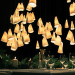 Olshaion Geometric Ceramic Pendant Light - Lamp Outdoor