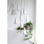 Olshaion Geometric Ceramic Pendant Light - Lamp Outdoor