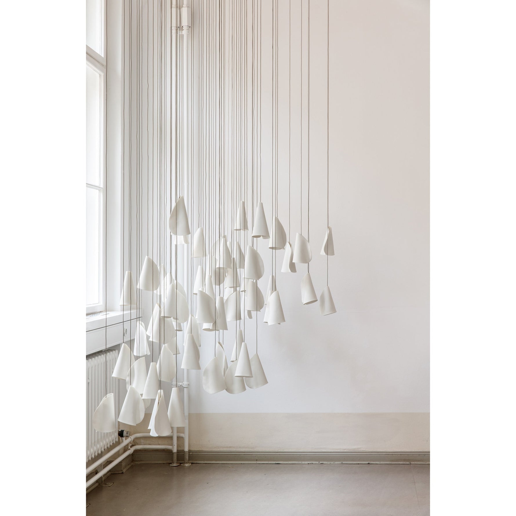 Olshaion Geometric Ceramic Pendant Light - Lamp Outdoor