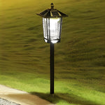 360° Multifunctional Solar Mosquito Killer Lamp with Waterproof, Dual Lighting Modes - Lamp Outdoor