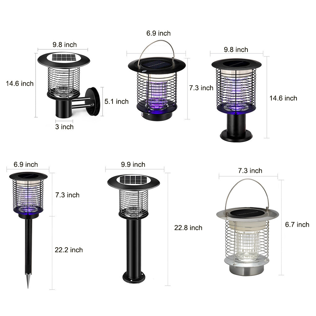 Advanced Solar-Powered Mosquito Killer Lamp Eco-Friendly Garden Light - Lamp Outdoor