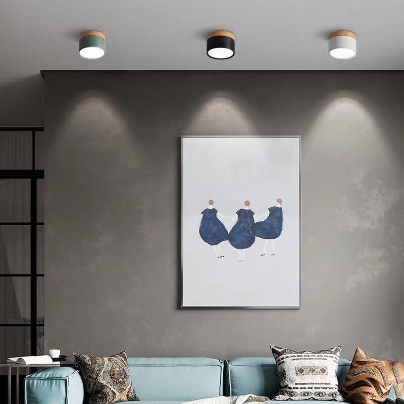 Jojo Cylindrical Flush Mount Ceiling Light - Lamp Outdoor